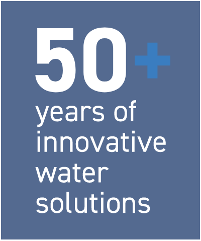 50+ yrs of water innovations